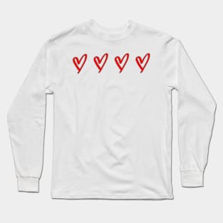 Love hearts Long Sleeve T-Shirt